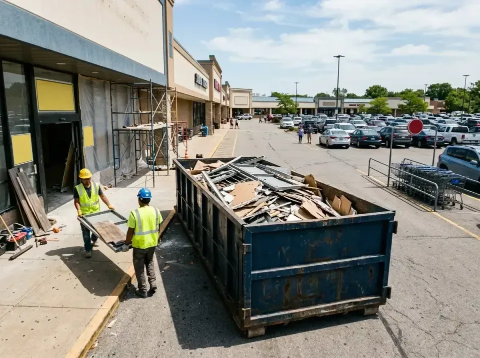 retail-store-renovation-debris-003 — frequently asked questions, Roll-off Dumpster Rentals in Louisiana, MO